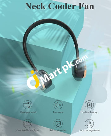 Minthouz Portable Neck Fan 3 Speeds Wearable Personal Hands Free Bladeless 2000Mah Rechargeable